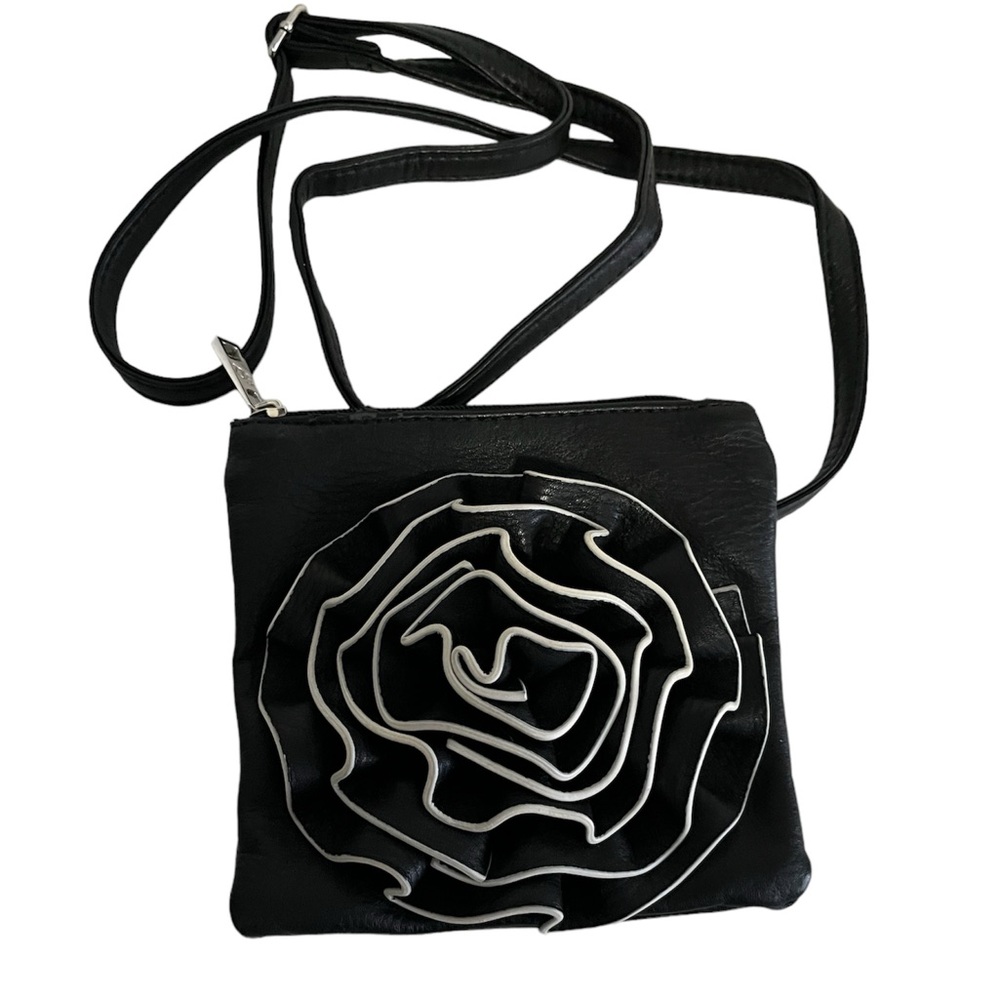 3D FLOWER MINI CROSSBODY BAG